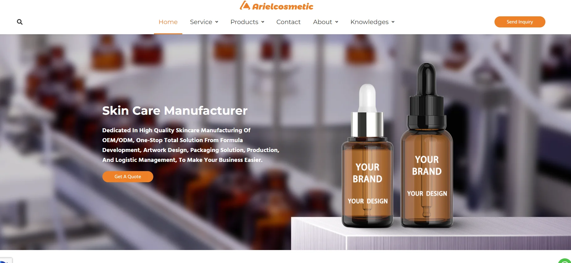 Ariel Cosmetic – Chinese Cosmetics Manufacturer